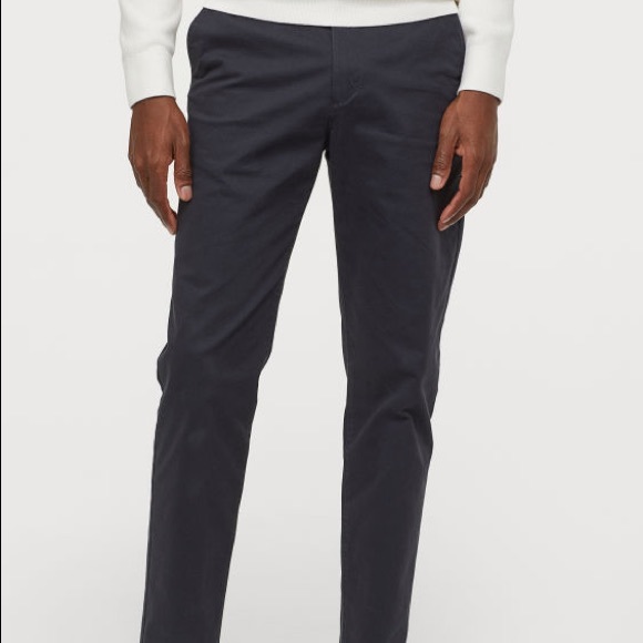 H&M Other - Chinos Slim Fit Pants Men DARK BLUE H&M NWT